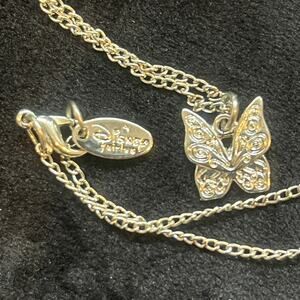 Authentic Disney Fairies Silver-tone Butterfly Necklace